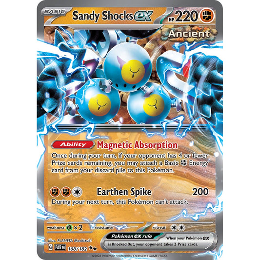 Sandy Shocks ex - 108/182 - Ultra Rare - Paradox Rift - Pokemon TCG