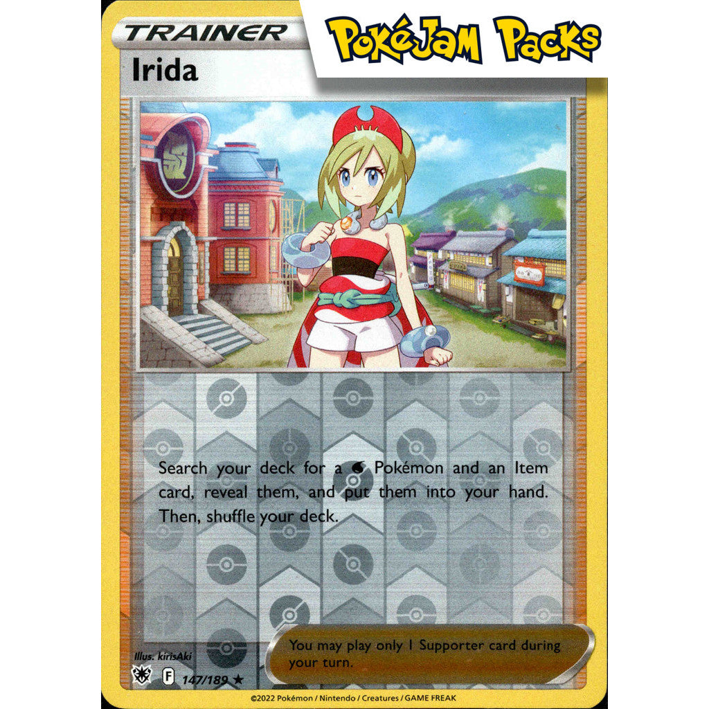Irida - 147/189 - Rare Reverse Holo - Sword & Shield: Astral Radiance - Pokémon TCG