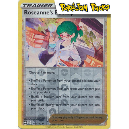Roseanne's Backup - 148/172 - Uncommon Reverse Holo - Sword & Shield: Brilliant Stars - Pokémon TCG