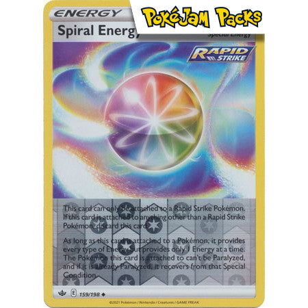 Spiral Energy - 159/198 - Uncommon Reverse Holo - Chilling Reign  - Pokémon TCG