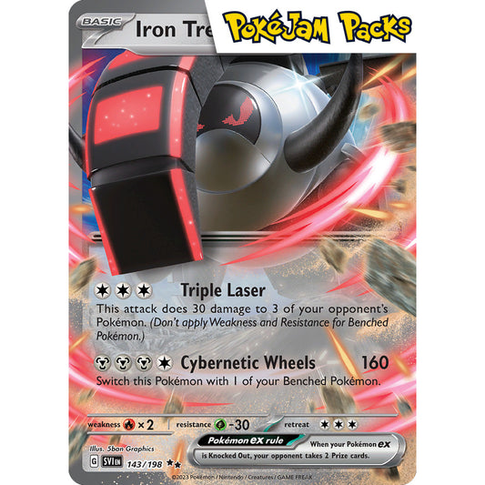 Iron Treads ex - 143/198 - Ultra Rare - Scarlet & Violet (Base Set) - Pokémon TCG