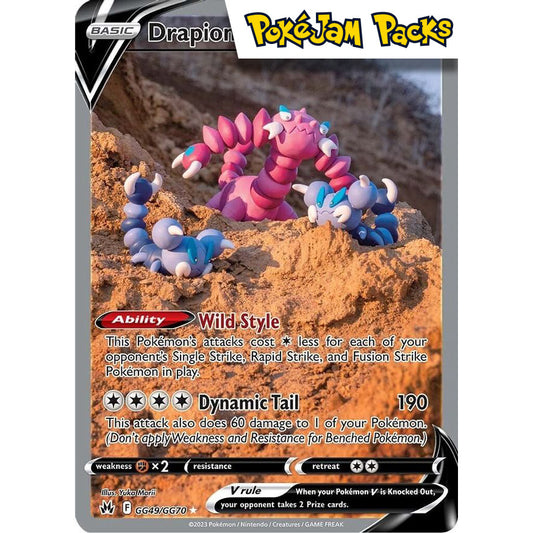 Drapion V - GG49/GG70 - Ultra Rare - Crown Zenith - Pokémon TCG