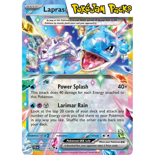 Lapras ex - 032/142 - Ultra Rare - Stellar Crown - Pokémon TCG