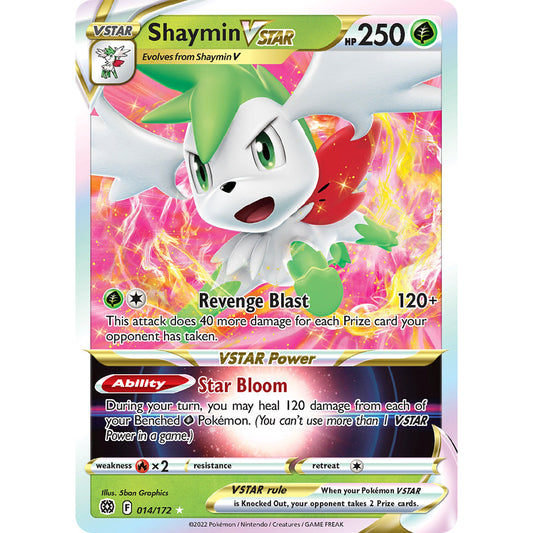 Shaymin VSTAR - 014/172 - Ultra Rare - Brilliant Stars - Pokemon TCG