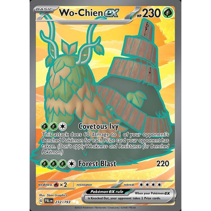Wo-Chien ex - 232/193 - Full Art Secret Rare - Paldea Evolved - Pokemon TCG