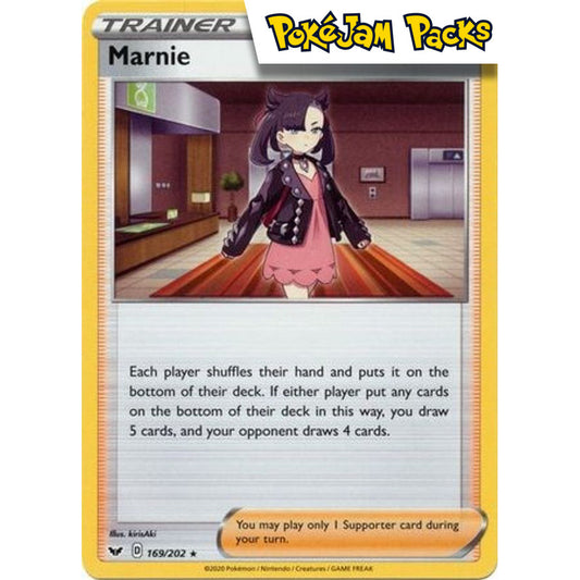Marnie - 169/202 - Holo Rare - Sword & Shield - Pokémon TCG