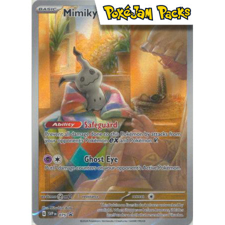Mimikyu - SVP075 - Illustration Rare Promo - Scarlet & Violet Promos - Pokémon TCG