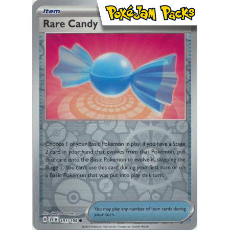 Rare Candy - 191/198 - Common Reverse Holo - Scarlet & Violet - Pokémon TCG
