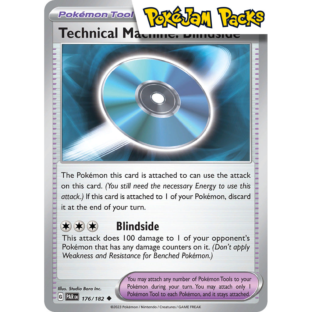 Technical Machine: Blindside - 176/182 - Uncommon - Paradox Rift - Pokémon TCG