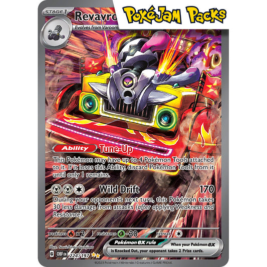 Revavroom ex - 224/197 - Special Illustration Rare - Obsidian Flames - Pokémon TCG