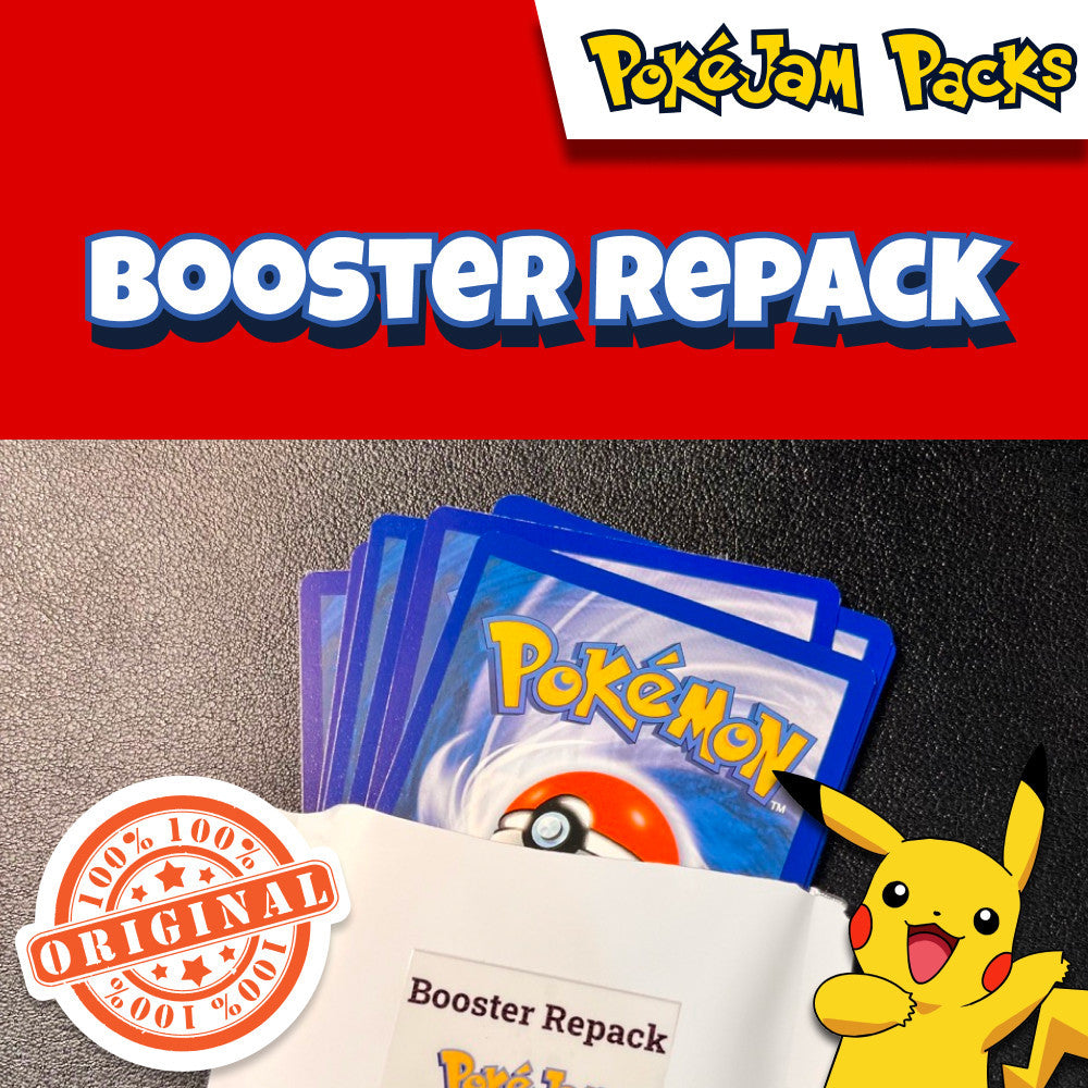 Pokémon Cards Booster Repack - Guaranteed Reverse Holo or Higher in Packs of 10 Pokémon TCG Cards