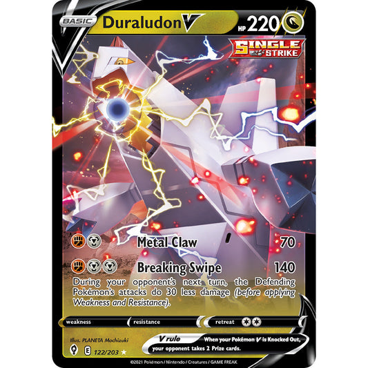 Duraludon V - 122/203 - Ultra Rare - Sword & Shield: Evolving Skies - Pokémon TCG