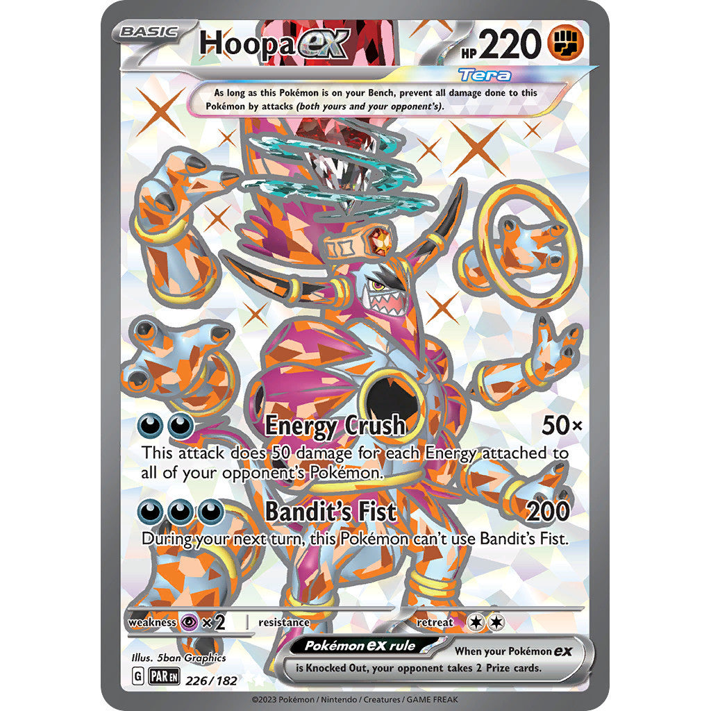 Hoopa ex - 226/182 - Full Art Secret Rare - Scarlet & Violet: Paradox Rift - Pokémon TCG