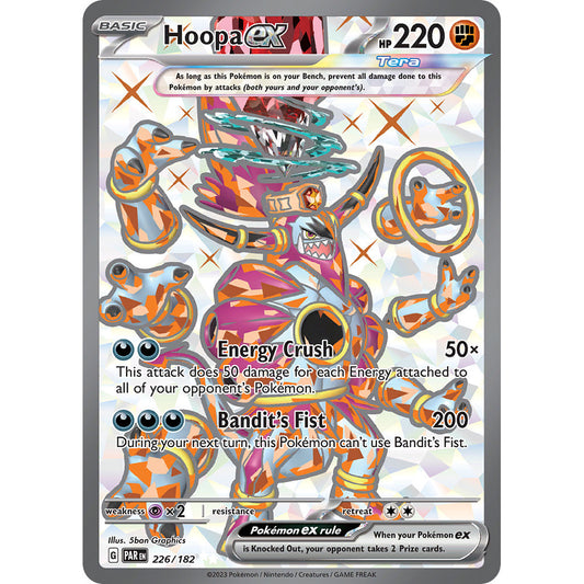 Hoopa ex - 226/182 - Full Art Secret Rare - Scarlet & Violet: Paradox Rift - Pokémon TCG