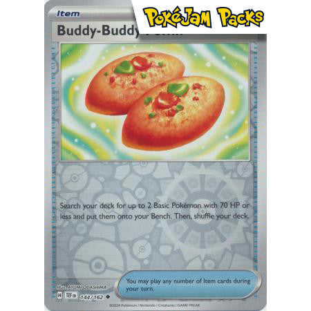 Buddy - Buddy Poffin - 144/162 - Scarlet & Violet: Temporal Forces Reverse Holo - Pokémon TCG