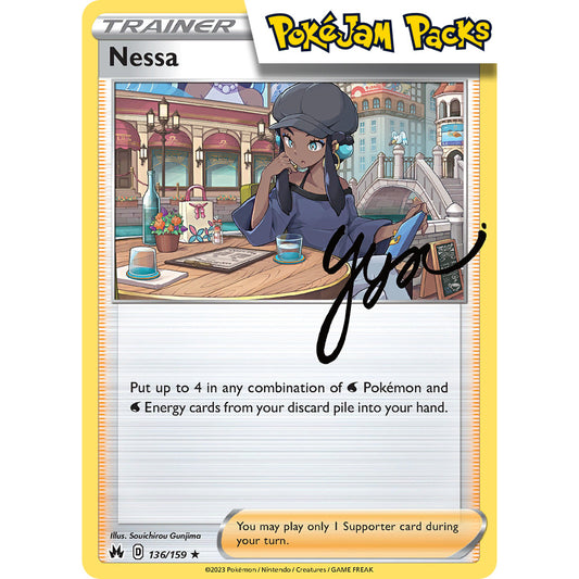 Nessa - 136/159 - Holo Rare - Crown Zenith - Pokémon TCG