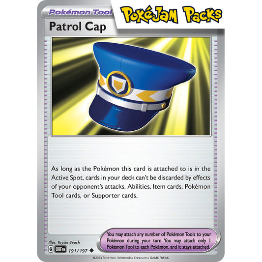 Patrol Cap - 191/197 - Uncommon - Obsidian Flames - Pokémon TCG