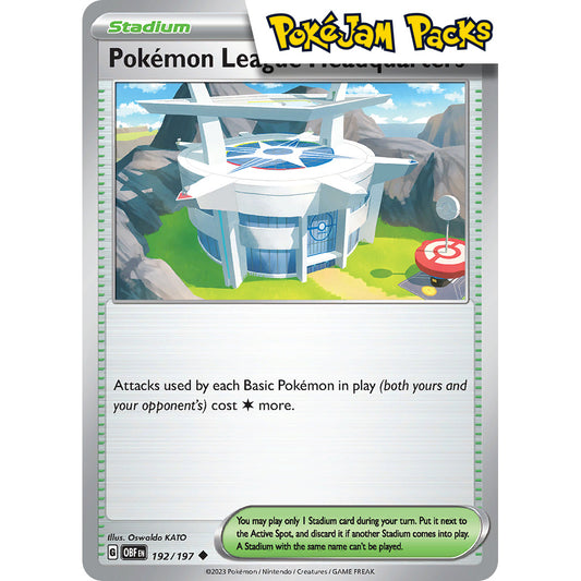 Pokemon League Headquarters - 192/197 - Uncommon - Obsidian Flames - Pokémon TCG