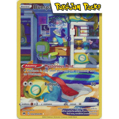 Dunsparce - GG23/GG70 - Holo Rare - Crown Zenith - Pokémon TCG