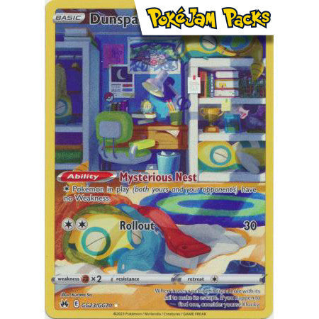 Dunsparce - GG23/GG70 - Holo Rare - Crown Zenith - Pokémon TCG