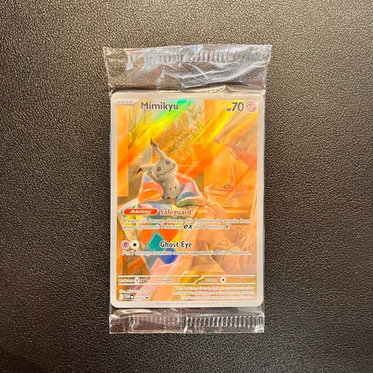 Mimikyu - SVP075 - Illustration Rare Promo (Sealed) - Paldean Fates - Pokémon TCG
