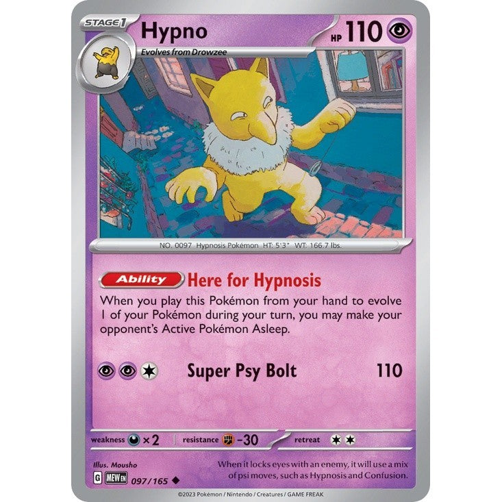 Pokémon - Colorless & Psychic Common/Uncommon Singles - Scarlet & Violet 151 - Pokemon TCG