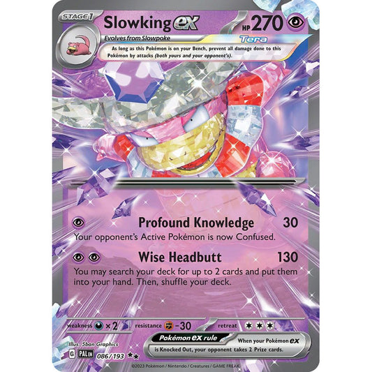 Slowking ex - 086/193 - Ultra Rare - Scarlet & Violet: Paldea Evolved - Pokémon TCG