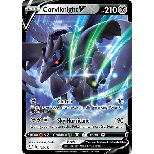 Corviknight V - 109/163 - Ultra Rare - Sword & Shield: Battle Styles - Pokémon TCG