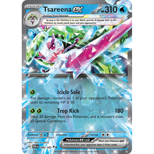 Tsareena ex - 046/182 - Ultra Rare - Scarlet & Violet: Paradox Rift - Pokémon TCG