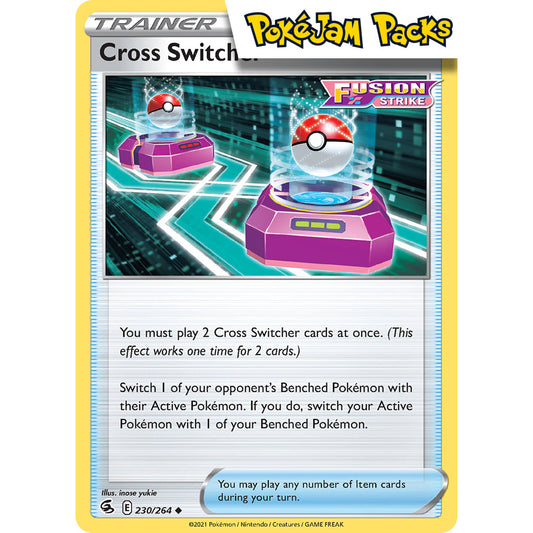 Cross Switcher - 230/264 - Uncommon - Sword & Shield: Fusion Strike - Pokémon TCG