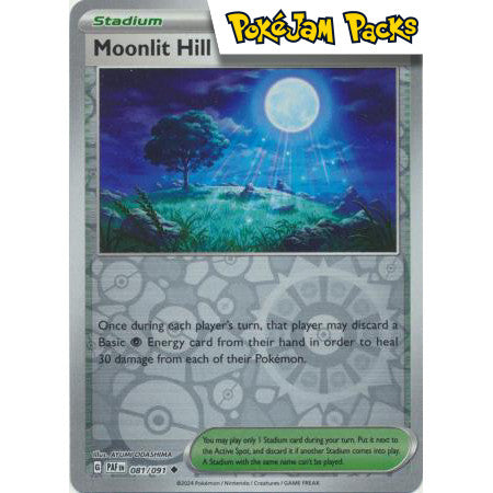 Moonlit Hill - 081/091 - Uncommon Reverse Holo - Paldean Fates  - Pokémon TCG