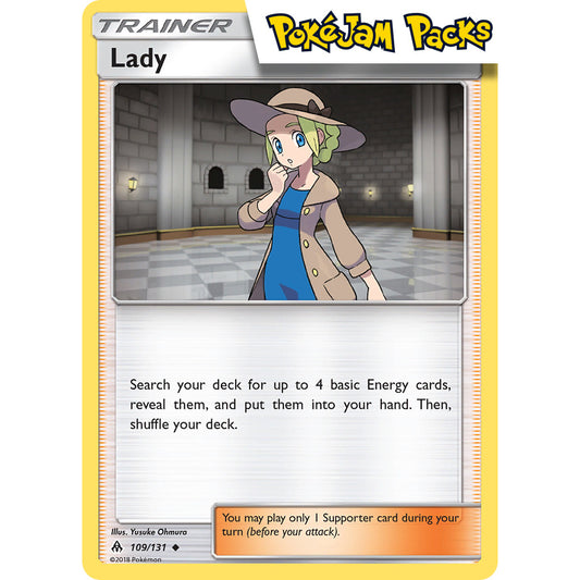 Lady - 109/131 - Uncommon - Forbidden Light - Pokémon TCG