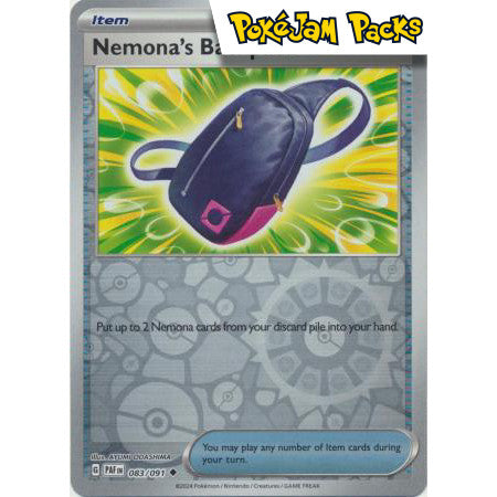 Nemona's Backpack - 083/091 - Uncommon Reverse Holo - Paldean Fates - Pokémon TCG