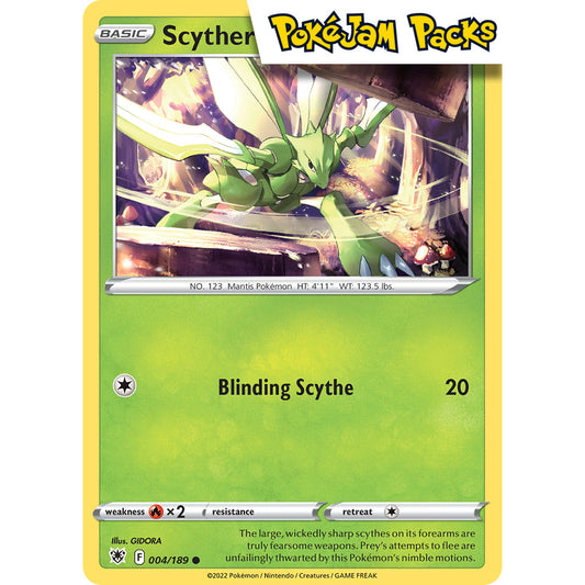 Scyther - 004/189 - Common Reverse Holo - Astral Radiance - Pokémon TCG