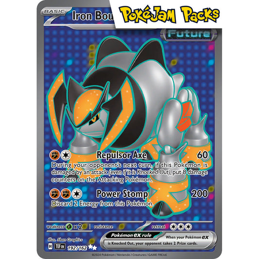 Iron Boulder ex - 192/162 - Full Art Secret Rare - Temporal Forces - Pokémon TCG