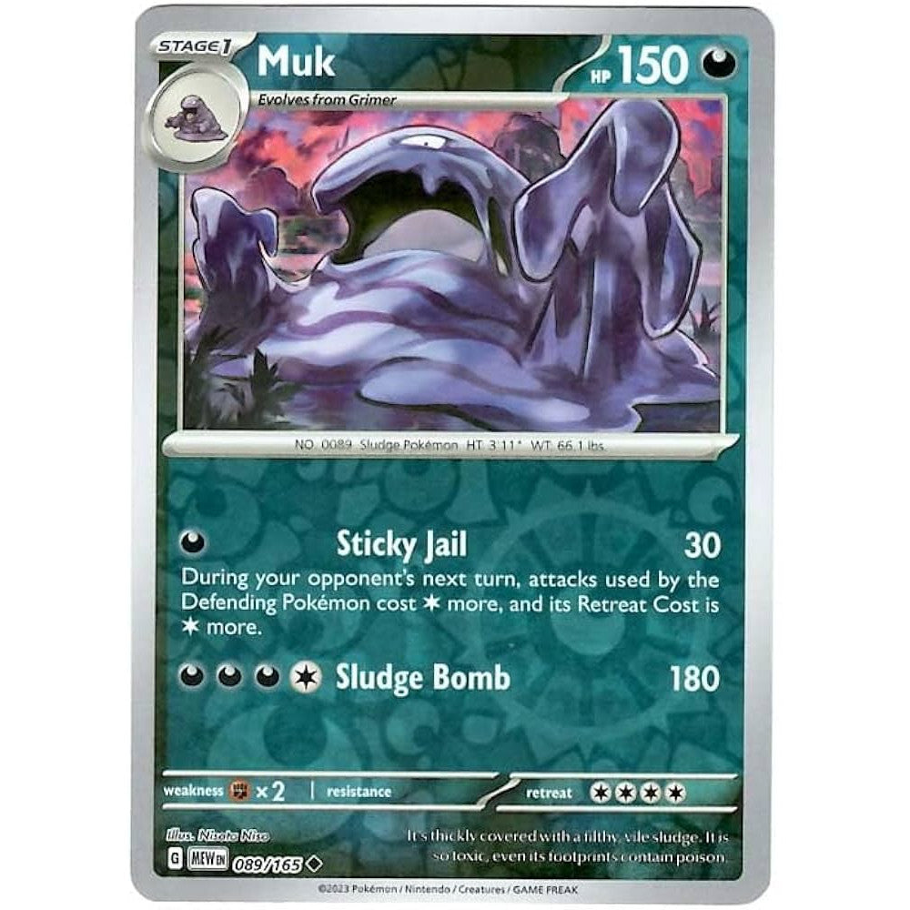 Reverse Holo Singles: Grass, Water, Lightning, Darkness & Dragon - Scarlet & Violet 151 Pokémon TCG
