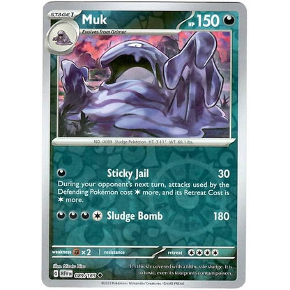 Reverse Holo Singles: Grass, Water, Lightning, Darkness & Dragon - Scarlet & Violet 151 Pokémon TCG