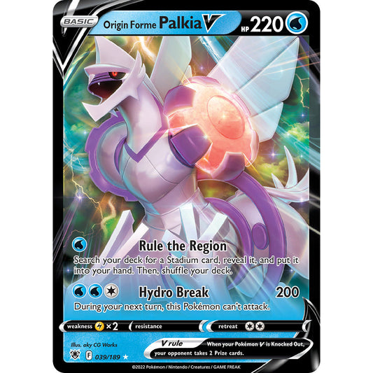 Origin Forme Palkia V - 039/189 - Ultra Rare - Astral Radiance - Pokemon TCG