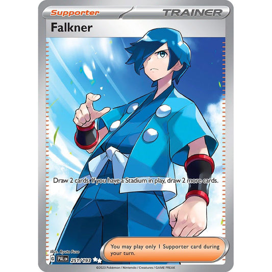 Falkner - 251/193 - Full Art Secret Rare - Paldea Evolved - Pokemon TCG
