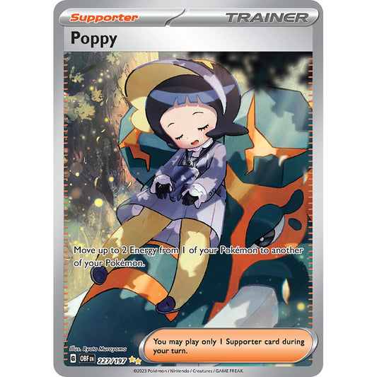 Poppy - 227/197 - Special Illustration Rare - Obsidian Flames - Pokémon TCG