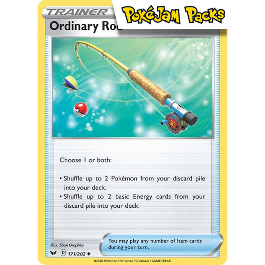 Ordinary Rod - 171/202 - Uncommon - Sword & Shield (Base Set) - Pokémon TCG