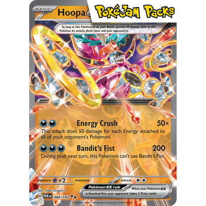 Hoopa ex - 098/182 - Ultra Rare - Scarlet & Violet: Paradox Rift - Pokémon TCG