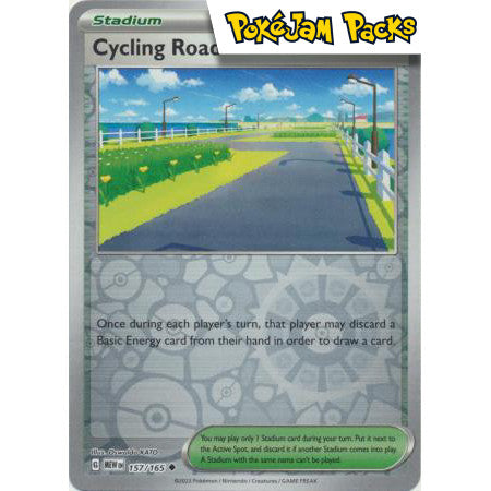 Cycling Road - 157/165 - Uncommon Reverse Holo - Scarlet & Violet 151  - Pokémon TCG
