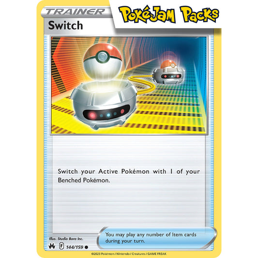 Switch - 144/159 - Common - Crown Zenith - Pokémon TCG