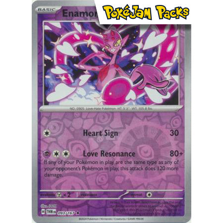 Enamorus - 093/167 - Holo Rare Reverse Holo - Twilight Masquerade - Pokémon TCG