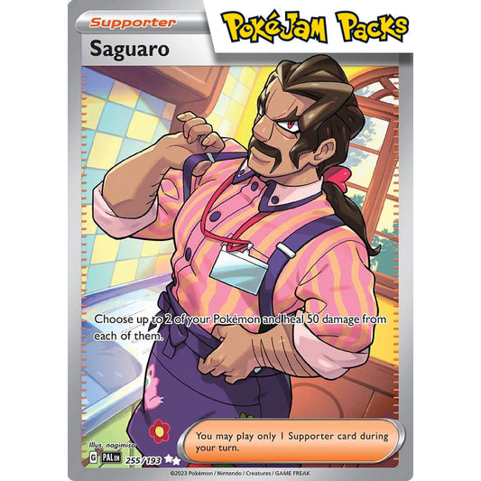 Saguaro - 255/193 - Full Art Secret Rare - Paldea Evolved - Pokémon TCG