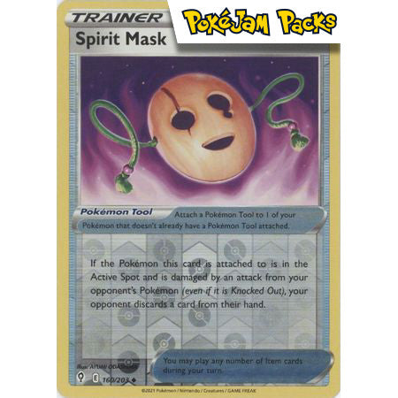 Spirit Mask - 160/203 - Uncommon Reverse Holo - Evolving Skies - Pokémon TCG