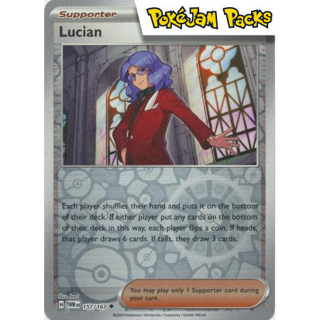 Lucian - 157/167 - Uncommon Reverse Holo - Twilight Masquerade - Pokémon TCG