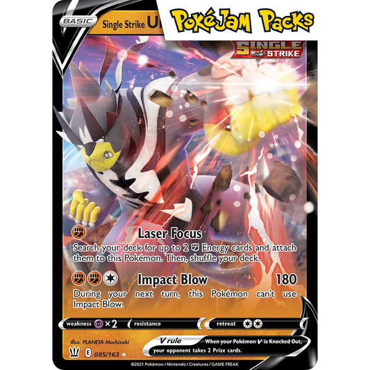 Single Strike Urshifu V - 085/163 - Ultra Rare - Sword & Shield: Battle Styles - Pokémon TCG