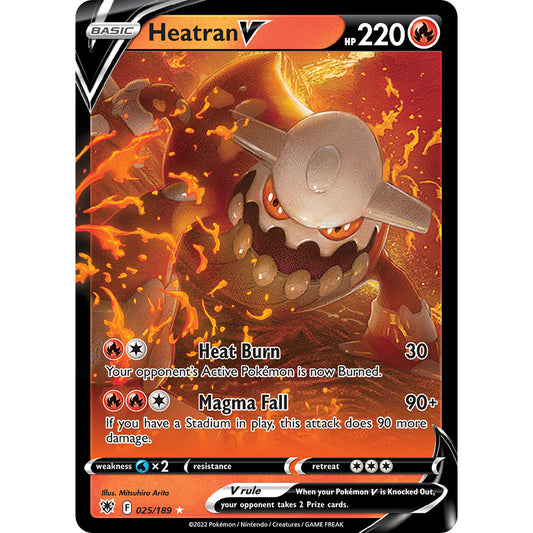 Heatran V - 025/189 - Ultra Rare - Sword & Shield: Astral Radiance - Pokémon TCG